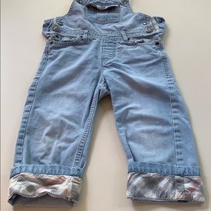 Burberry Kids Jumpsuit lightweight denim